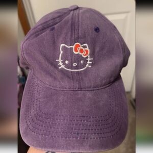 New purple Hello Kitty cat baseball cap hat
